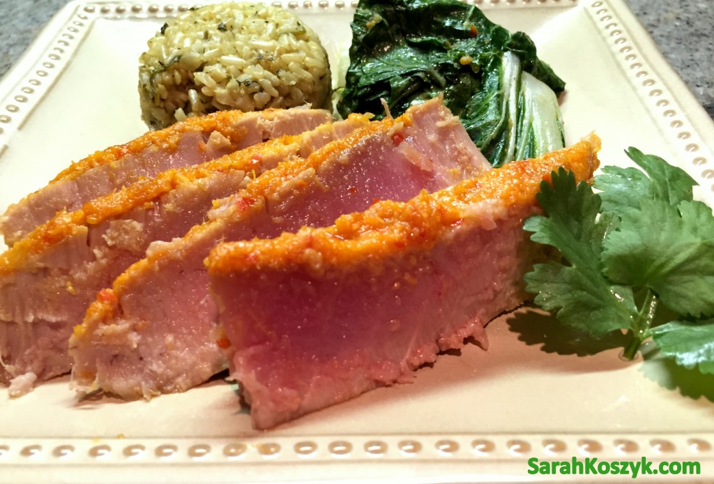 Chili Garlic Ahi Tuna Sarah Koszyk Family. Food. Fiesta. Sarah Koszyk