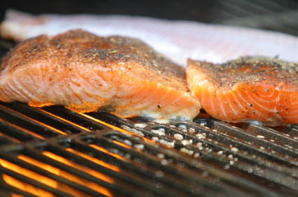 Perfectly Grilled Salmon with Soy Sauce and Lemon Marinade