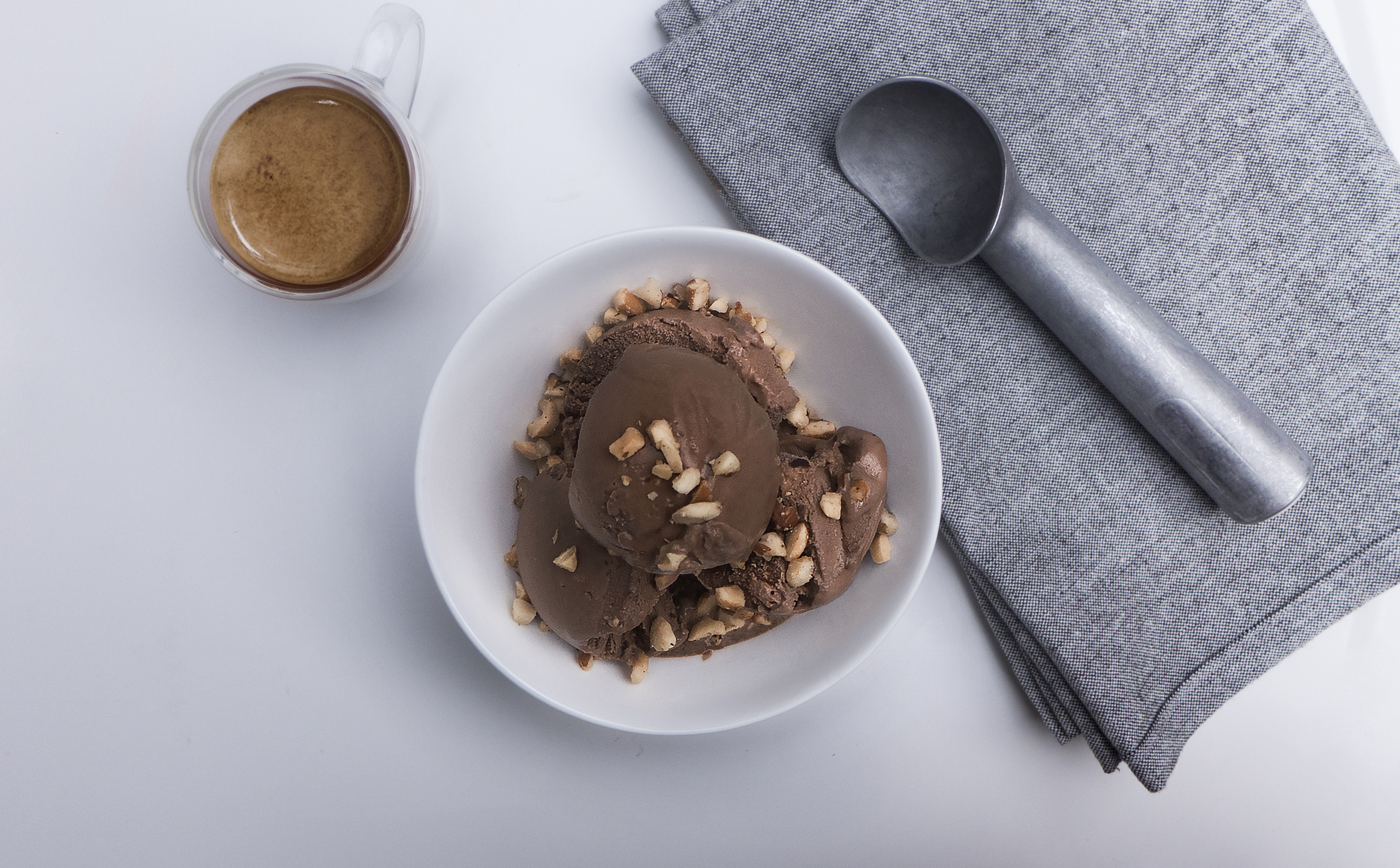 Decadent Dairy-Free Chocolate and Peanut Butter “Nice” Cream