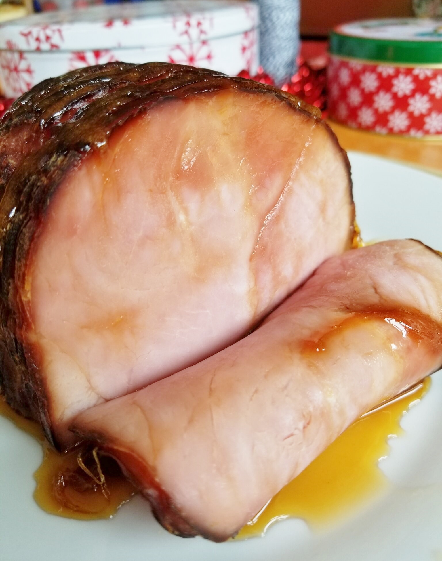 Easy 3-Ingredient Honey Glazed Ham